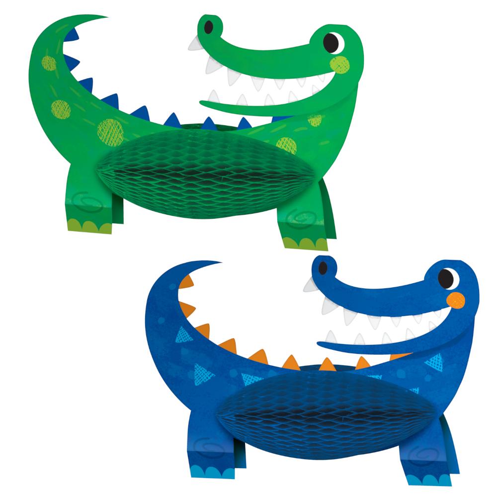 Alligator Party Centerpiece Hc Shaped (2/Pkg) by Creative Converting