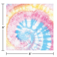 Tie Dye Party Beverage Napkin (16/Pkg) by Creative Converting