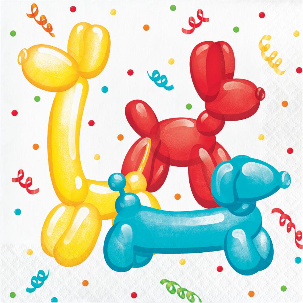 Party Balloon Animals Luncheon Napkin (16/Pkg) by Creative Converting
