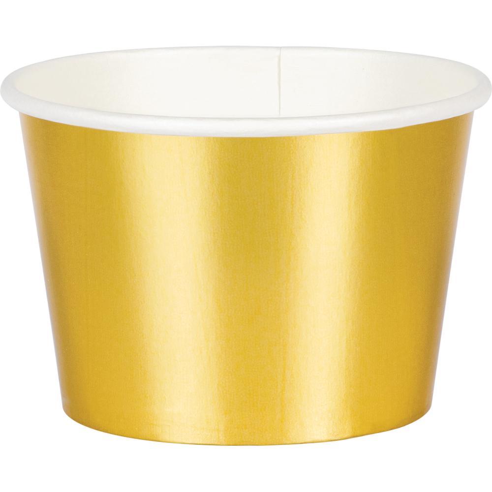Gold Foil Treat Cups, 8 ct Party Supplies by Creative Converting