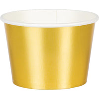 Gold Foil Treat Cups, 8 ct Party Supplies by Creative Converting