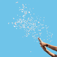 White And Gold Wedding Confetti Cannons, 8 ct Party Supplies by Creative Converting