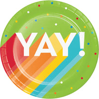 Big Birthday Bash Dessert Plate (8/Pkg) by Creative Converting