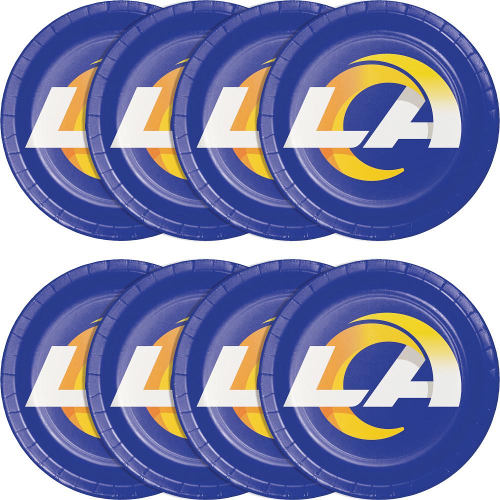 Los Angeles Rams Dinner Plate 8ct
