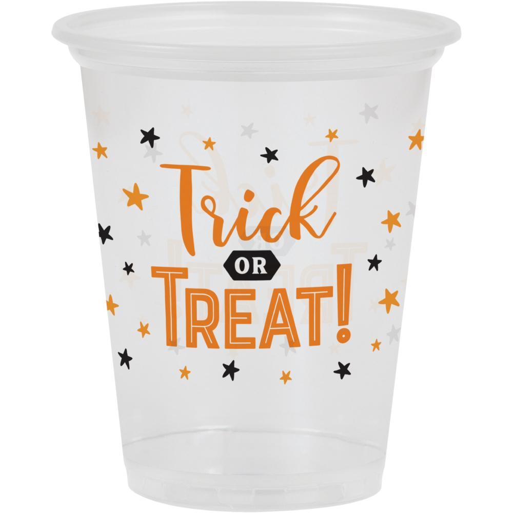 16Oz Plastic Cup, Clear, Halloween, 8 ct Party Supplies by Creative Converting