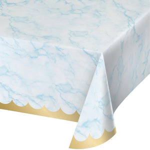 Blue Marble Tablecover, 54X102 Paper Aop (1/Pkg) by Creative Converting
