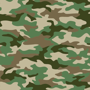 Camo Plastic Tablecover 54" x 108", All Over Print