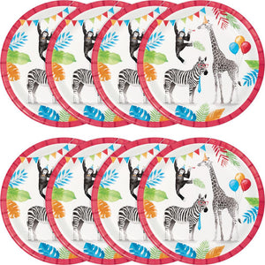 Party Animals Dinner Plate 8ct