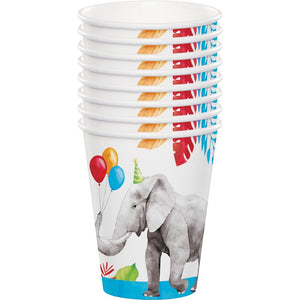 Party Animals Hot/Cold Cup 9oz., Assorted Designs 8ct