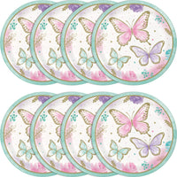 Butterfly Shimmer Dinner Plate 8ct