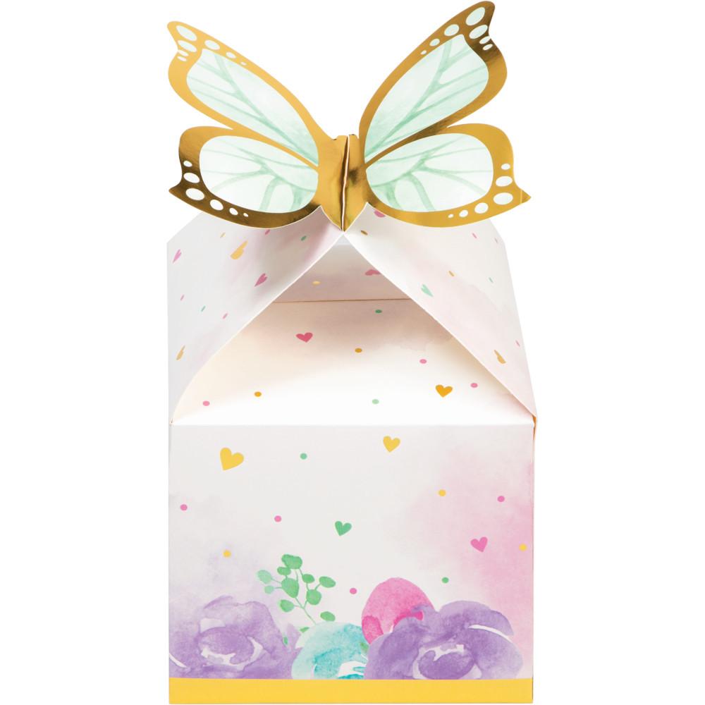 Butterfly Shimmer Treat Box, Foil 8ct