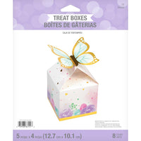 Butterfly Shimmer Treat Box, Foil 8ct