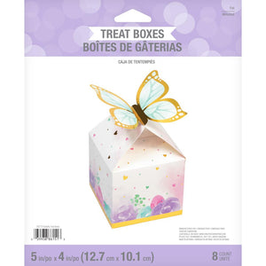 Butterfly Shimmer Treat Box, Foil 8ct