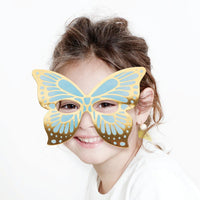 Butterfly Shimmer Paper Masks, Foil 8ct