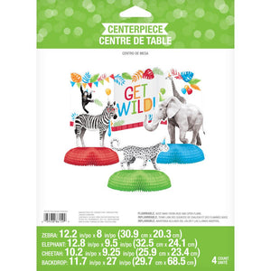 Party Animals Centerpiece 3D w/ HC 4ct