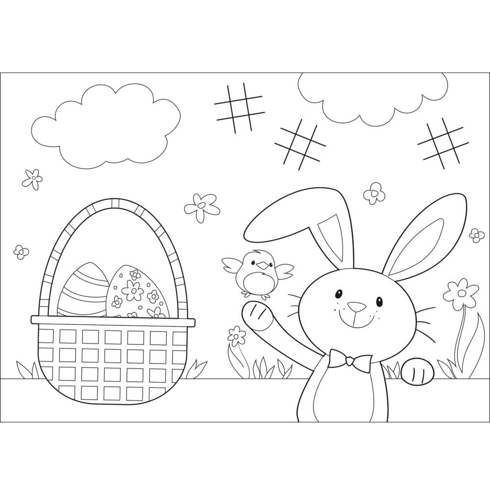 Easter Placemats, Easter Activity 8ct
