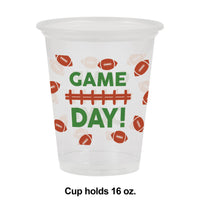 Football Plastic Cup 16 oz, 8 per Pkg by Creative Converting