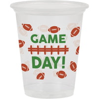 Football Plastic Cup 16 oz, 8 per Pkg by Creative Converting