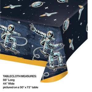 Space Skater Tablecover, Paper 54"x102" 1ct