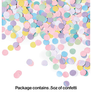 Pastel Colors Tissue Confetti, 1ct