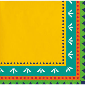 Fiesta Pottery Beverage Napkin by Creative Converting