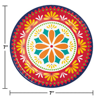 Fiesta Pottery 7 Inch Dessert Plate by Creative Converting
