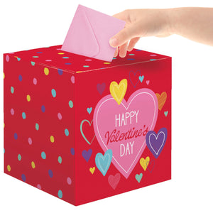 6" x 6"  Valentine's Day Card Box by Creative Converting