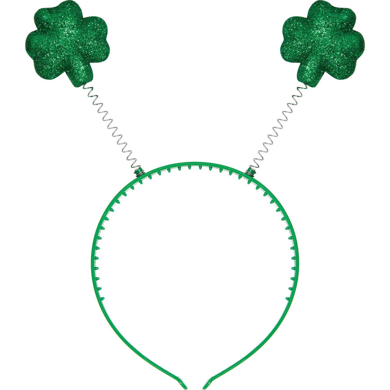 St. Patrick's Day Plastic Headbands w/ Glitter