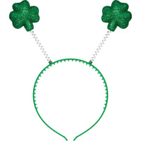 St. Patrick's Day Plastic Headbands w/ Glitter