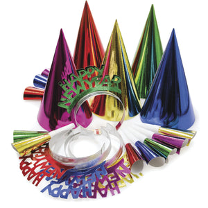 Assorted Colors New Year Wearables Kit for 10 by Creative Converting