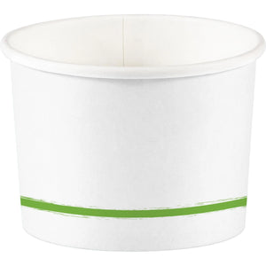 Sensations Serveware 9 oz Paper Snack Cups w/ Plastic Lids by Creative Converting
