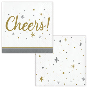 Cheers 24ct 2ply Beverage Napkin by Creative Converting