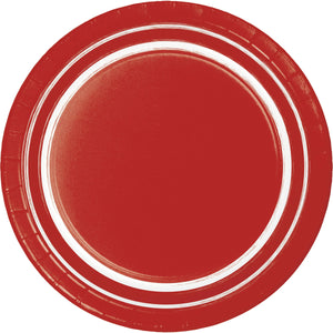 Classic Red 10ct Sturdy Style Dinner Plate by Creative Converting