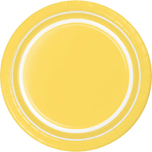 Soft Yellow 10ct Sturdy Style Dinner Plate by Creative Converting