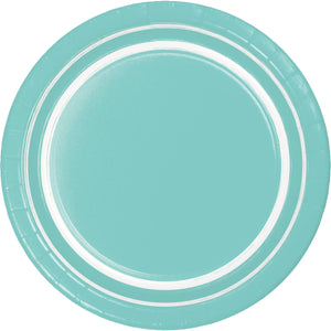 Spa Blue 10ct Sturdy Style Dinner Plate by Creative Converting