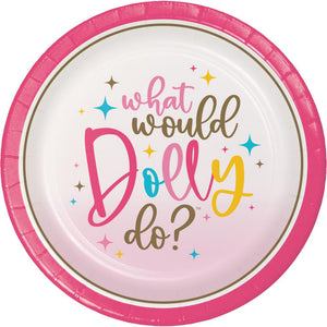 Dolly Parton What Would Dolly Do? Paper Dessert Plates (8/Pkg) by Creative Converting