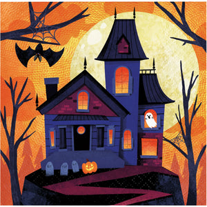 Haunted House Beverage Napkin by Creative Converting