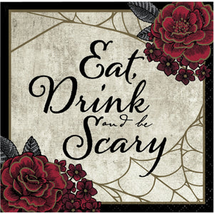 Creepy Characters Beverage Napkin by Creative Converting