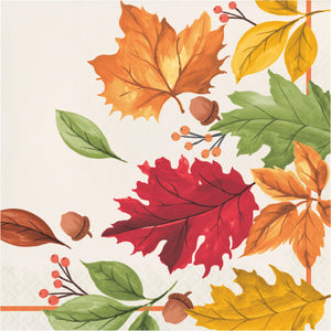 Fall Leaves 2Ply Luncheon Napkin (16/Pkg)