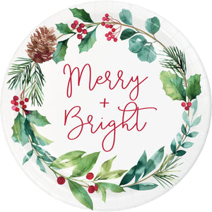Chic Holiday Dinner Plate by Creative Converting