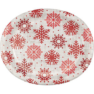 Let It Snow Oval Platter by Creative Converting