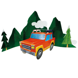 Outdoor Adventure Centerpiece 3D Jeep by Creative Converting
