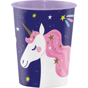 Unicorn Galaxy Plastic Keepsake Cup 16oz. by Creative Converting