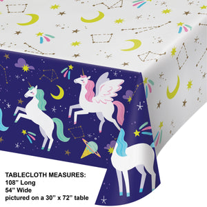 Unicorn Galaxy Tablecover, Paper 54"x102" (1/Pkg)