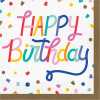 Birthday Confetti Luncheon Napkin by Creative Converting