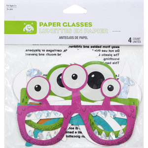 Monsters Paper Glasses (4/Pkg)