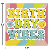 Flower Power 2Ply Luncheon Napkin (16/Pkg)