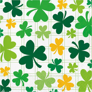 Shamrock and Roll 2 Ply Luncheon Napkin (16/Pkg) by Creative Converting