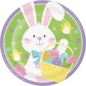 Bowtie Bunny Paper Dinner Plate (8/Pkg) by Creative Converting
