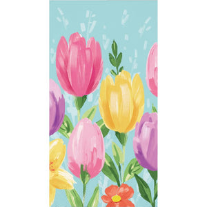 Tulip Blooms Guest Towel, Tulip Blooms (16/Pkg) by Creative Converting